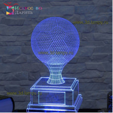 3D Лампа - Статуэтка с мячом