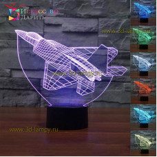 3D Лампа - Самолет Миг 29