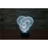 3D Лампа - Абстракция изгиб