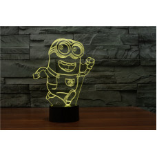 3D Лампа - Миньон бежит
