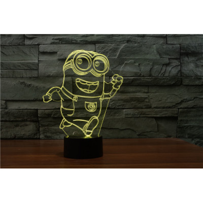 3D Лампа - Миньон бежит