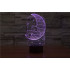 3D Лампа - Мишка на луне