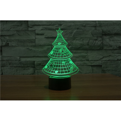 3D Лампа - Новогодняя Ёлка
