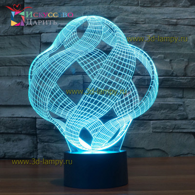 3D Лампа - Абстракция 1