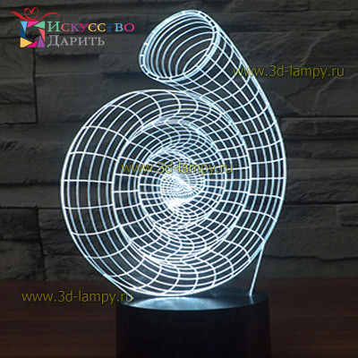 3D Лампа - Абстракция 14