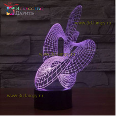 3D Лампа - Абстракция 18
