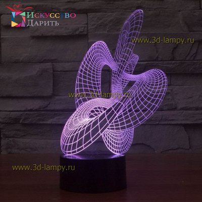 3D Лампа - Абстракция 18