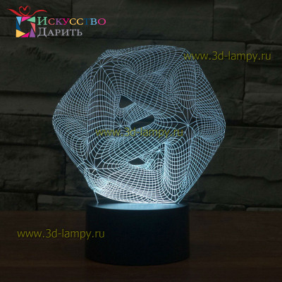 3D Лампа - Абстракция 33