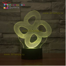 3D Лампа - Абстракция 4