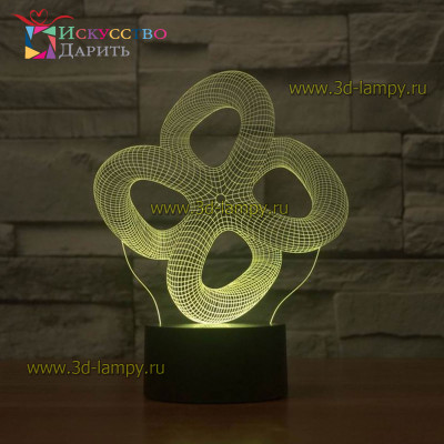 3D Лампа - Абстракция 4