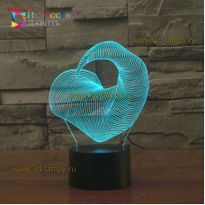 3D Лампа - Рог