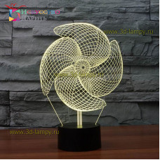 3D Лампа -Вентилятор