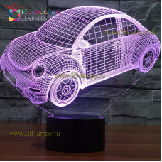 3D Лампа - Volkswagen Beetle (фольксваген)