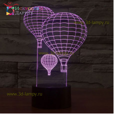 3D Лампа - Шарики 2