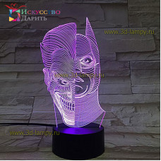 3D Лампа - Бетмен и Джокер