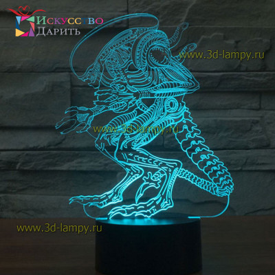 3D Лампа - Чужой