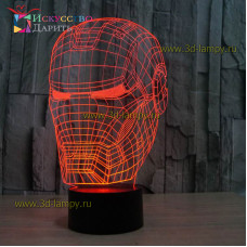 3D Лампа - Железный человек 2