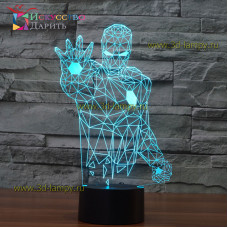 3D Лампа - Железный человек