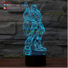 3D Лампа - Железный человек (Iron man)