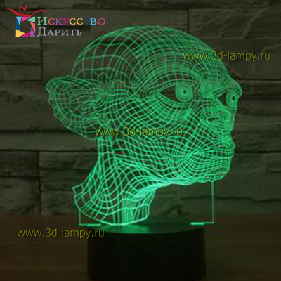 3D Лампа - Голлум (Властелин колец)