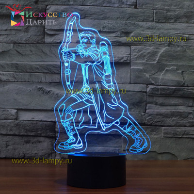 3D Лампа - Лучник