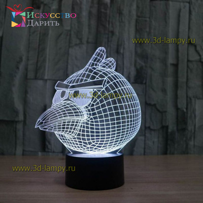 3D Лампа - Ангри бердс