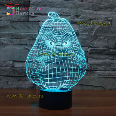 3D Лампа - Груша