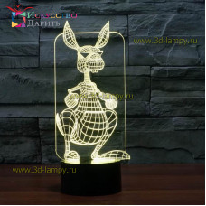 3D Лампа - Кенгуру