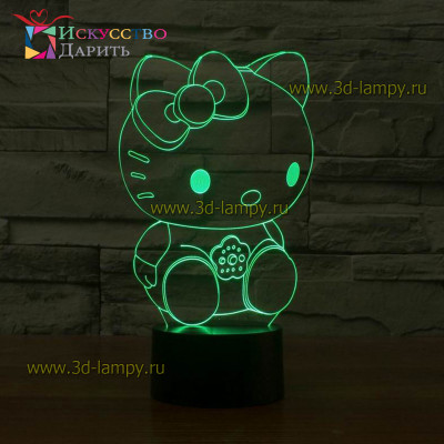3D Лампа - Китти