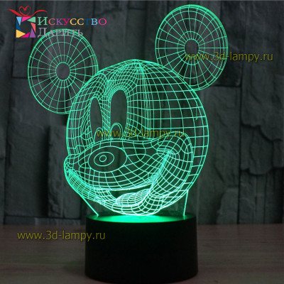 3D Лампа - Микки