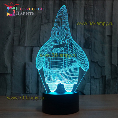 3D Лампа - Патрик