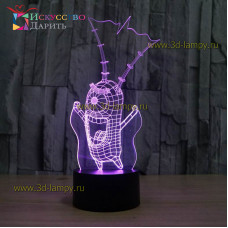 3D Лампа - Планктон
