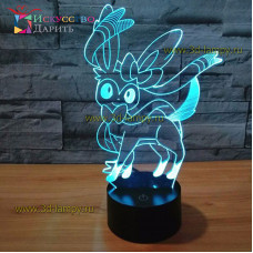 3D Лампа - Покемон Вульпикс (Pokemon Vulpix)