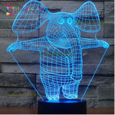 3D Лампа - Слон