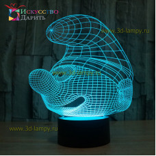 3D Лампа - Смурфик