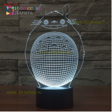 3D Лампа - Ушастик
