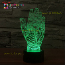 3D Лампа - Рука 2