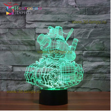 3D Лампа - Танк