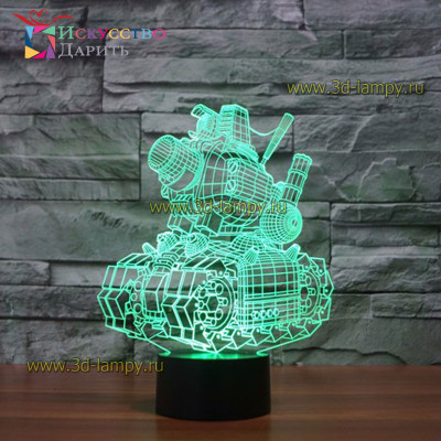 3D Лампа - Танк