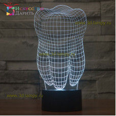 3D Лампа - Зуб