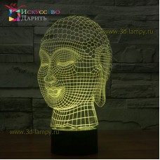 3D Лампа - Бог 6
