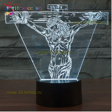 3D Лампа - Иисус