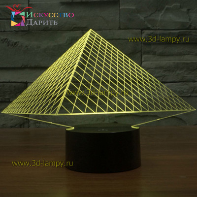 3D Лампа - Пирамида