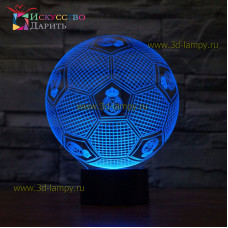 3D Лампа - Футбольный мяч 2