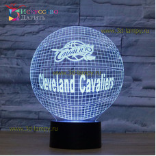 3D Лампа - Мяч Кливленд