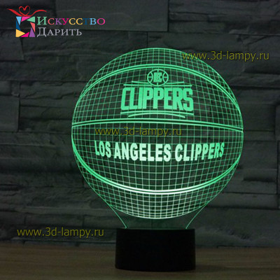 3D Лампа - Мяч Лос Анджелес