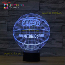 3D Лампа - Мяч Сан Антонио