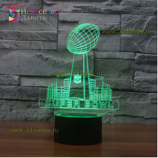 3D Лампа - Регби