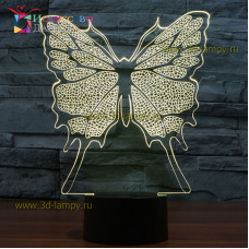 3D Лампа - Бабочка
