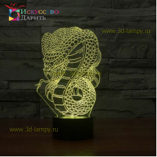 3D Лампа - Кобра 2